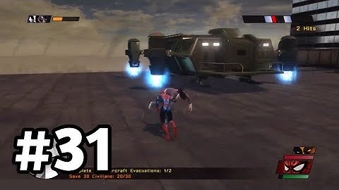 Spider-Man Web Of Shadows Wii gameplay walkthrough chapter 31 - Hovercraft Evacuation