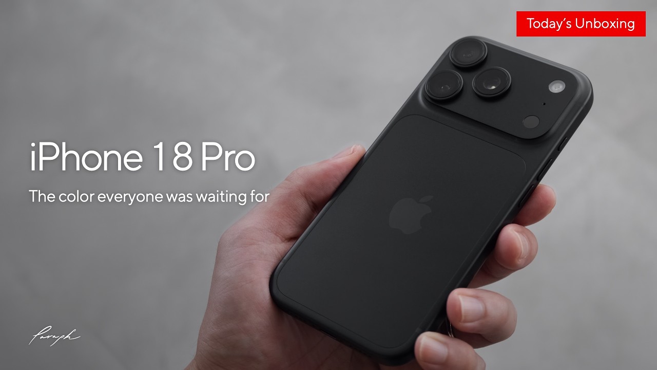 The Long-Awaited Black iPhone 18 Pro Is Finally Here! This Looks