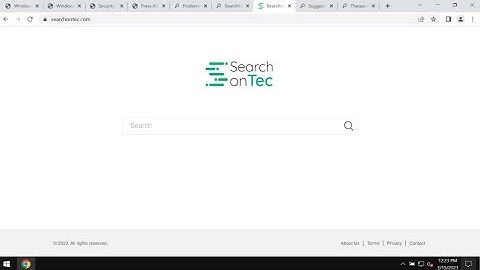 Searchontec.com browser hijacker - how to remove?