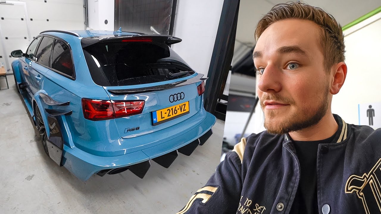 HET WORDT NOG LASTIG OM DE AUDI RS6 WEER DE WEG OP TE KRIJGEN..