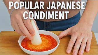How to Make Momiji Oroshi｜Spicy Daikon & Chili Radish Condiment for Hot Pot & Sashimi