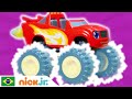 Blaze and the Monster Machines | Os Super Pneus do Blaze! | Nick Jr. em Português