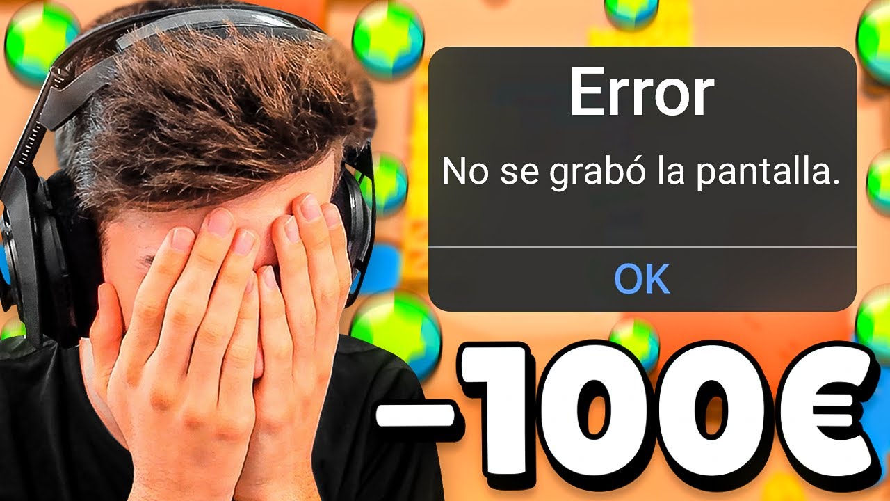 GASTO 100€ Y NO SE GRABA LA PANTALLA POR UN ERROR...