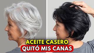 This Natural Oil Instantly Covers Gray Hair WITHOUT CHEMICALS