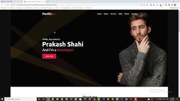 #1 , موقع ومعرض اعمال شخصي متجاوب باستخدام html & css - العمل علي ال header & navbar