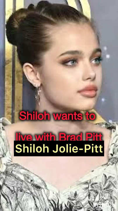 Angelina Jolie’s daughter Shiloh wants to live with Dad Brad pitt #angelinajolie#bradpitt#ytshorts