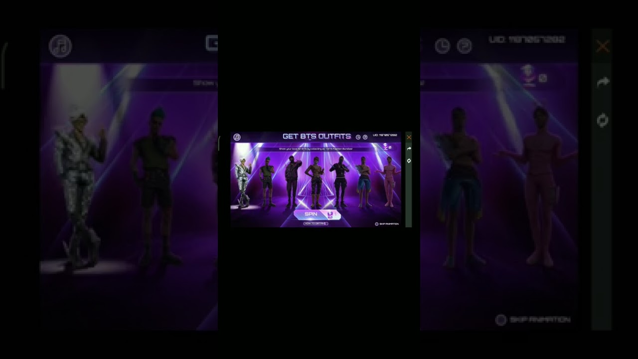 bts crystal bundle free fire🔥🔥 