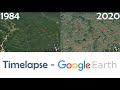 Timelapse de Google Earth - (Deforestación, cambio ambiental)