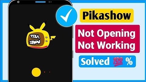 Fix Pikashow app not opening and working issue in Android mobile | Pikashow Source Down Problem