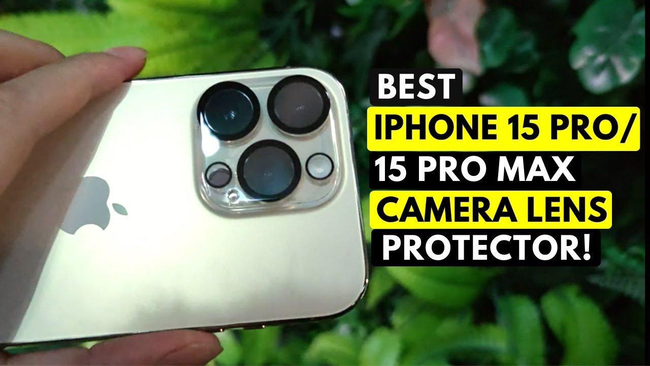 Best iPhone 15 Pro / 15 pro max Camera Lens Protectors!🔥 