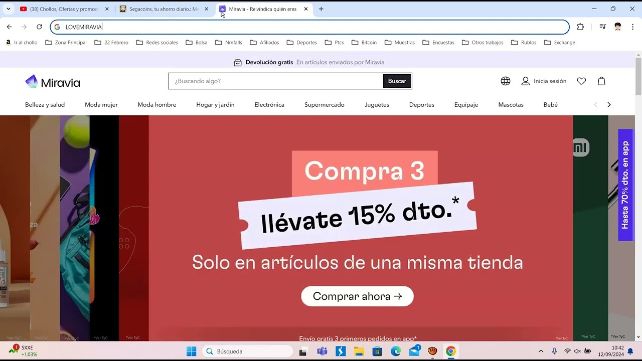 🎁 ¡Oferta Miravia! Cupón 3€ de descuento (Mínimo 10€) Septiembre 2024 | Opiniones usuarios 🎁