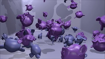 Quick Simulations 11 - Rigidbody monkey heads