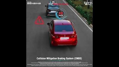 Honda e:HEV Collision Mitigation Braking System