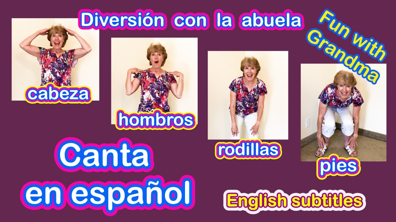 How to Sing "Head, Shoulders, Knees, and Toes" in Spanish (Songs for Kids With English Subtitles