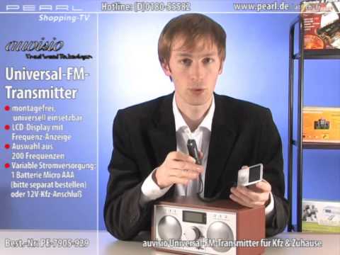 Auvisio Universal Fm Transmitter Fur Kfz Zuhause Youtube