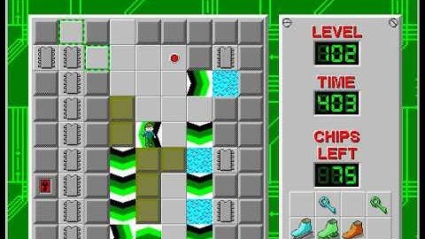 CCLP3 level 102 solution - 348 seconds