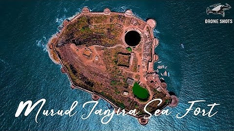 Murud janjira fort Drone view