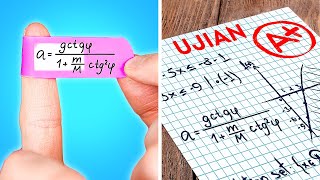 PANDUAN NYONTEK PAS UJIAN | Trik Survival di Sekolah untuk Para Murid ala 123GO! SCHOOL