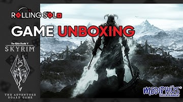 The Elder Scrolls V: Skyrim – The Adventure Game | Game Unboxing