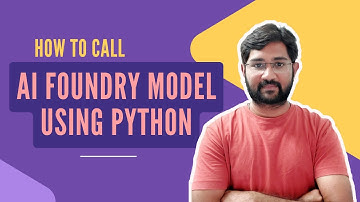Calling AI Foundry Model with Python Step by Step Guide | #ai #aifoundry #python  #programming