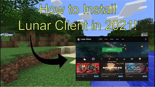 How to Install and use Lunar Client in Minecraft! (2021) screenshot 5