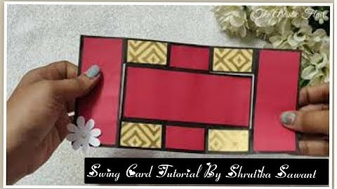 Swing Card Tutorial By Shrutika Sawant | Part of Explosion Box