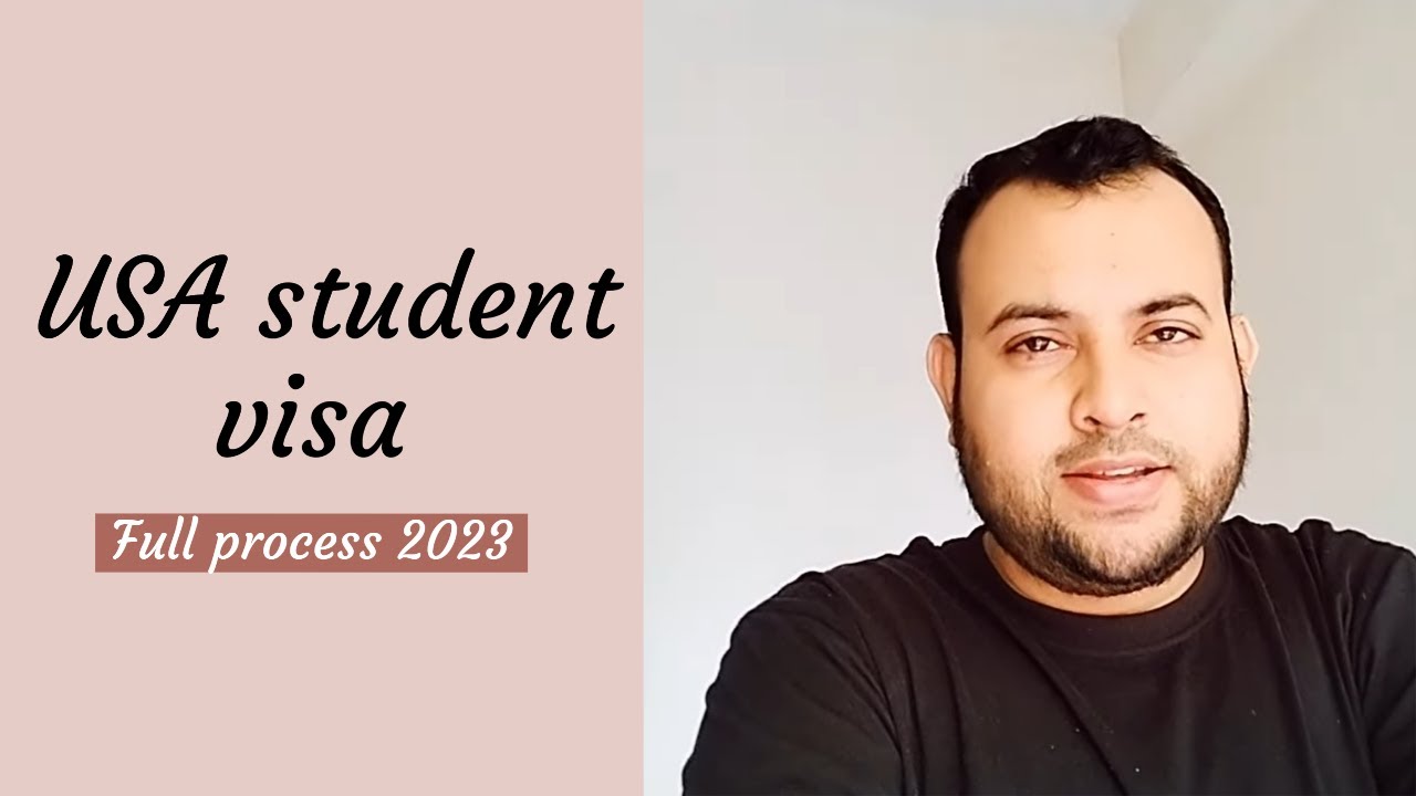 USA student visa full process 2023 - YouTube
