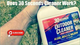 Does 30 Seconds Cleaner® Remove Algae?