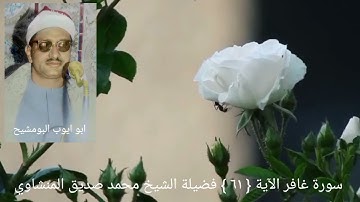 الله الذي جعل لكم اليل لتسكنوا فيه والنهار مبصرا _ سورة غافر آية { ٦١ } فضيلة الشيخ المنشاوي