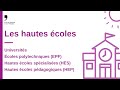 Les hautes coles universits epf hes hep