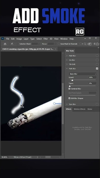 How To Add Smoke Effect In Video how to add smoke effect in photoshop Photoshop tutorial #shorts - YouTube