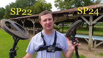 NOKTA MAKRO Simplex SP22 vs SP24 - Coil Test