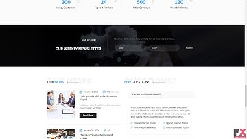 Noanet Internet Provider and Digital Network Website Template TMT Kevork Duke