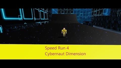 Roblox Speed Run 4 Cybernaut Dimension