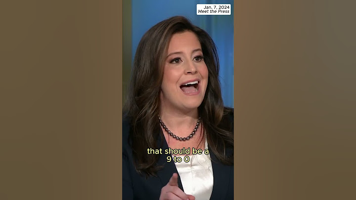 Rep. Stefanik suggests she may not certify 2024 election results