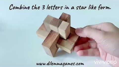 CCO PUZZLE, an interlocking brainteaser by DILEMMA GAMES