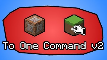 Minecraft To One Command MCEdit Filter v2 | Command Block Creations in one Command!