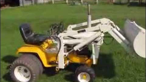 1971 Cub Cadet 149 W/Johnson 14 Front End Loader
