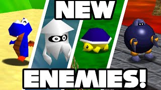 New Enemies in Super Mario 64! - More Enemies Patch Preview #1