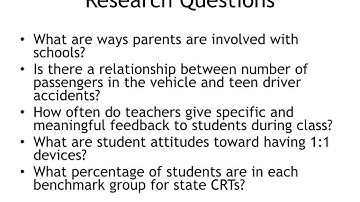 Nonexperimental Part 1