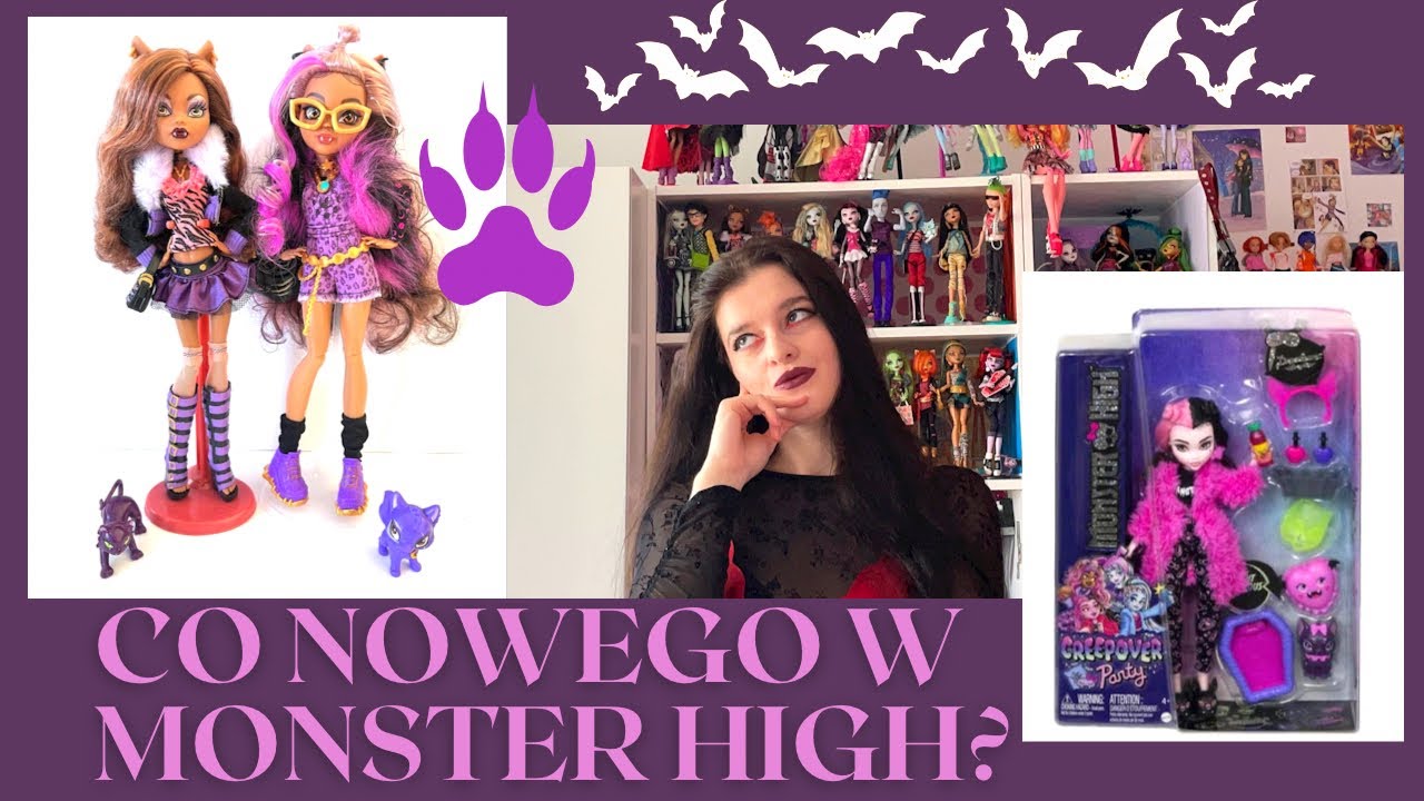 NOWE LALKI MONSTER HIGH G3- Moja opinia💜 + ważne ogłoszenie!🤭🖤 - YouTube