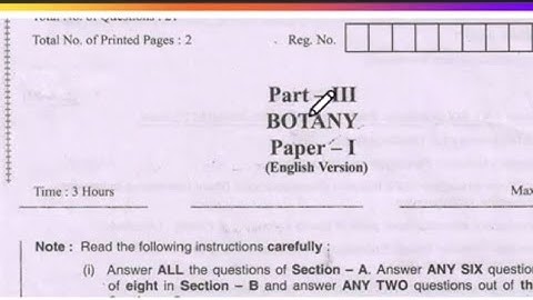 Ap Inter First year botany 💯💯 Public paper 2024 | AP inter 1st year botany V.IMP paper 2024💯💯