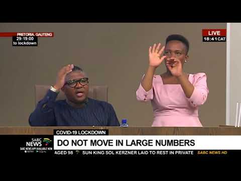 SA Inter-ministerial Safety and Security Q&A Session with media