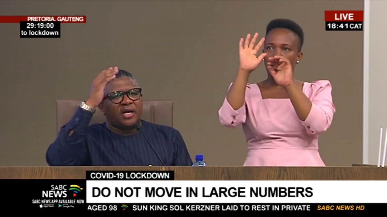 Coronavirus Lockdown I SA Inter-ministerial Safety and Security Q&A Session with media