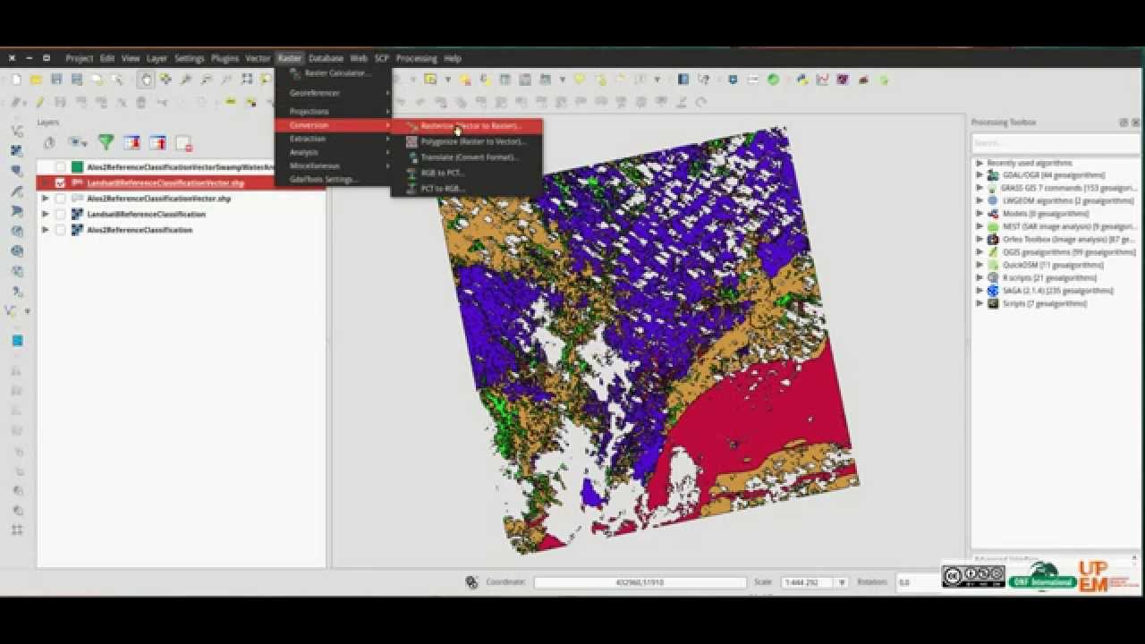 Tutorial Qgis How To Rasterize A Vector File In Existing Raster YouTube Tutorial Qgis How To Rasterize A Vector File In Existing Raster YouTube
