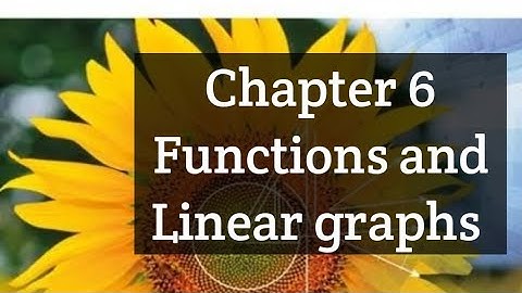 Ex 6A ||Q#1||D1 math ||O level math | NSM1 |Chapter 6||Functions and Linear graphs.
