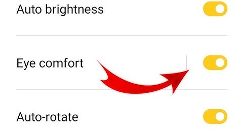 Brightness setting oppo A96, how to off eye comfort in oppo a96 phone