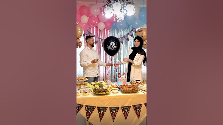 واخيراً حفلة تحديد جنس الجنين!!💙🩷