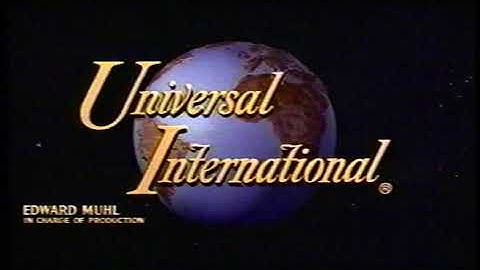 MCA Home Video / Universal-International logos (1983/November 9, 1961) [VHS 720p60]