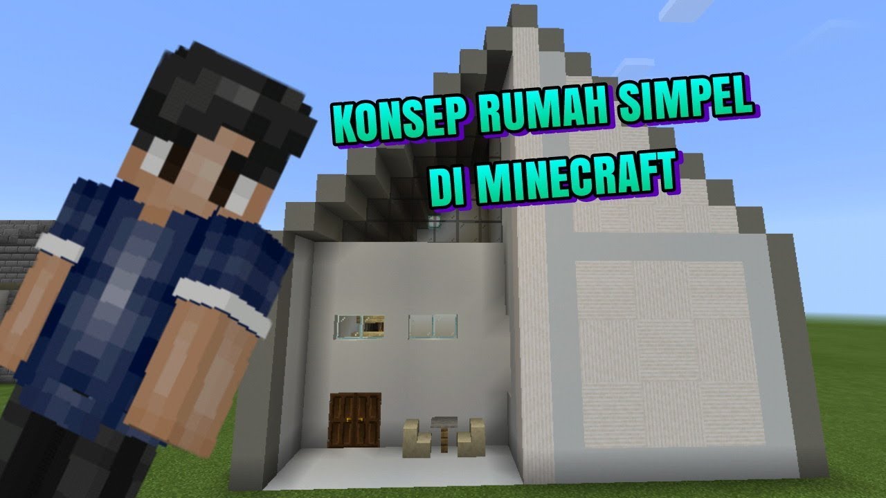 KONSEP RUMAH MINIMALIS NAMUN MEWAH DIMINECRAFT YouTube